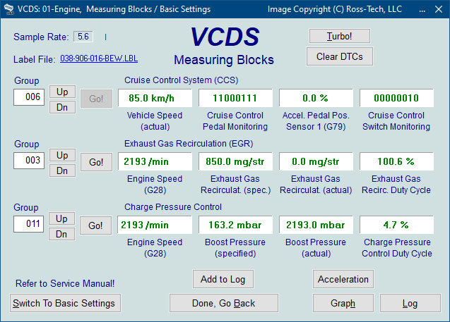 VCDS: Pantalla Principal