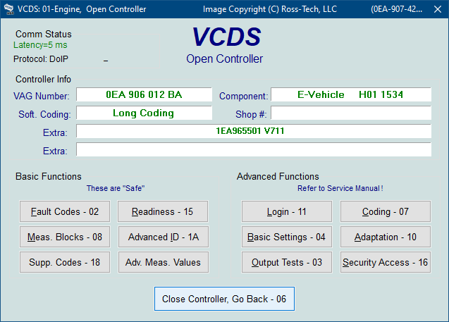 Vcds release 12.12.2