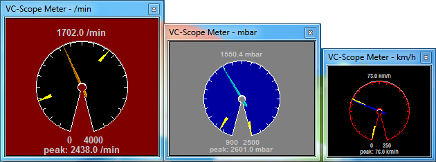 screenshot of VC-Scope application