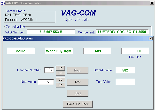 Ross-Tech: VAG-COM Tour: Basic Settings