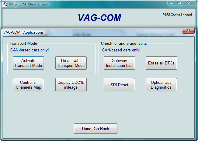 Ross-Tech: VAG-COM Tour: Basic Settings