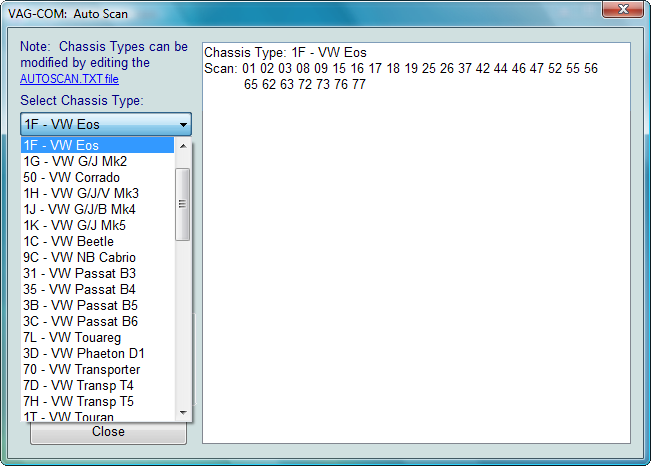 Ross-Tech: VAG-COM Tour: Basic Settings