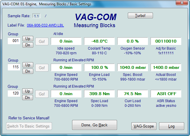 Ross-Tech: VAG-COM Tour: Supported Codes