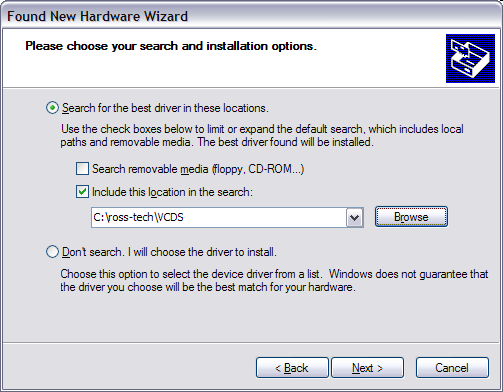 Jug Tear catch up Ross-Tech: VCDS: USB Driver Installation for Windows XP